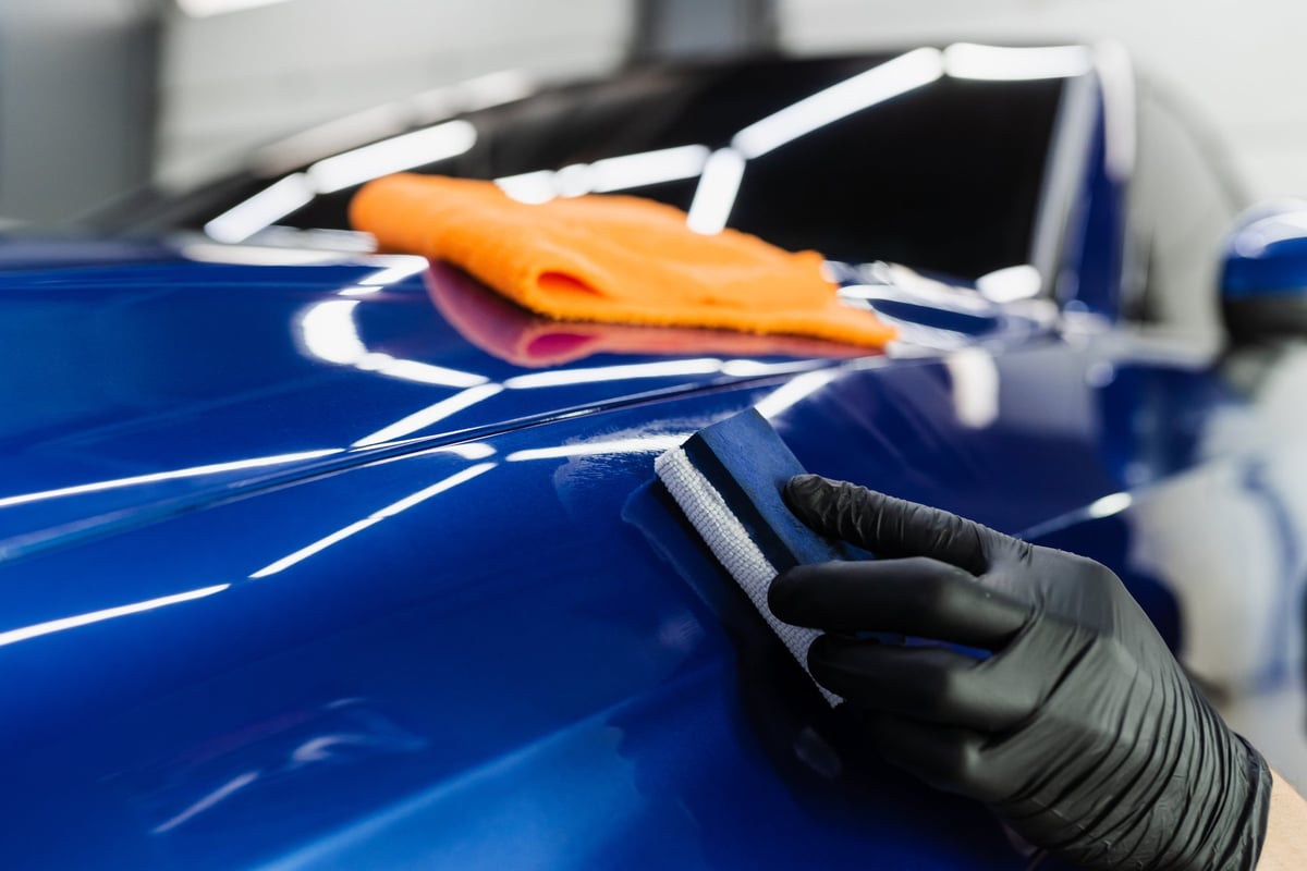 Professional ceramic coating application