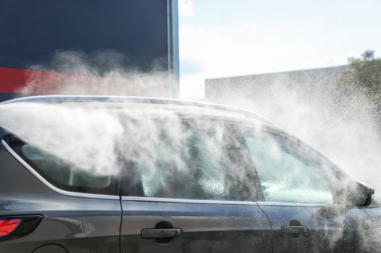 High pressure car wash